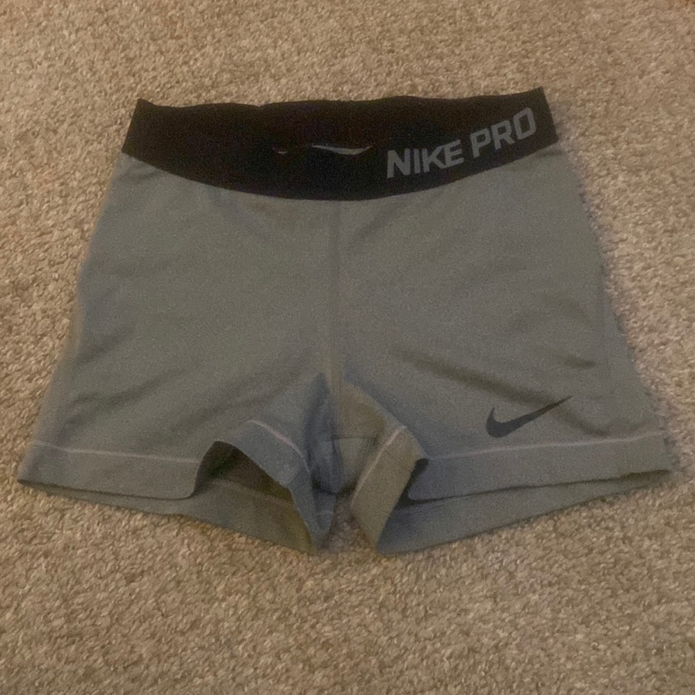 grey nike pros spandex